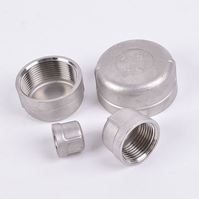 Roestvrij staal 201 304 Blinds Gegooid Ronde Tube Fitting Caps Pipe Fitting Dome Eind voor staal buis Man Gegooid Cap 1/4''-4.0