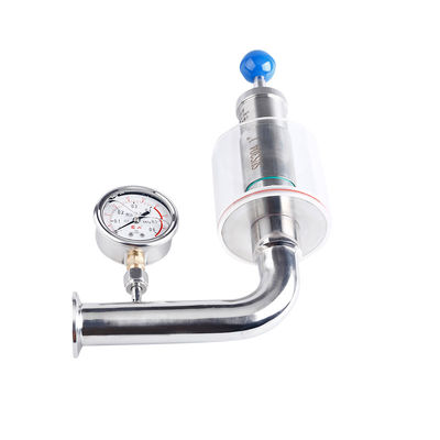 Sanitaire uitlaatklep van roestvrij staal 304/316 veiligheid L-type voor bierfermentatietank