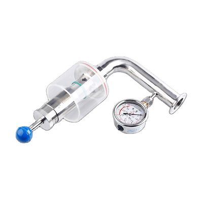 Sanitaire uitlaatklep van roestvrij staal 304/316 veiligheid L-type voor bierfermentatietank