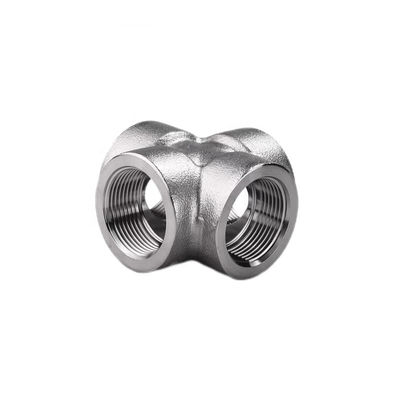 304 316 316L Hoogdruk gesmeed koolstofstaal Geaffineerd/SW Cross 1/4''-4.0' NPT BSPT