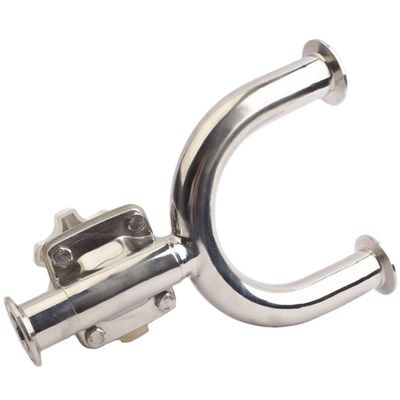 Sanitair roestvrij staal U-type buigdiafragma-klep met SS304/SS316L carrosserie materiaal