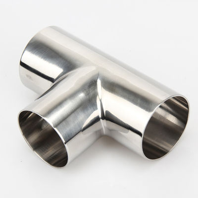 DN15-DN300 Voedingsmiddelen Sanitair Roestvrij staal Sanitair Las/Clamp Even Tee SS304 316L