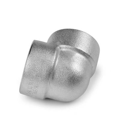 Zilver DN25 hogedruk gesmeed klasse 6000/9000 Elbow voor het aansluiten van het lassokket