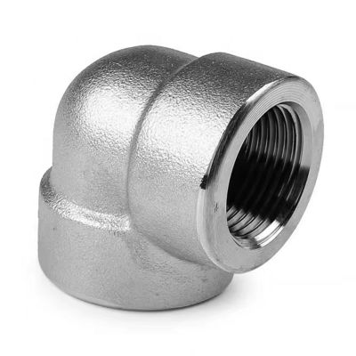 Zilver DN25 hogedruk gesmeed klasse 6000/9000 Elbow voor het aansluiten van het lassokket