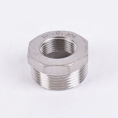 Gesmeed roestvrij staal 201 304 Pipe Fitting Hex Bushing Core Bushing Vrouwelijke mannelijke draadverbinding