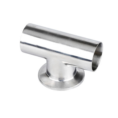 SS304 316L Tri Clamp Equal Tee Pipe Fitting voor gestroomlijnde pijplijnverbindingen