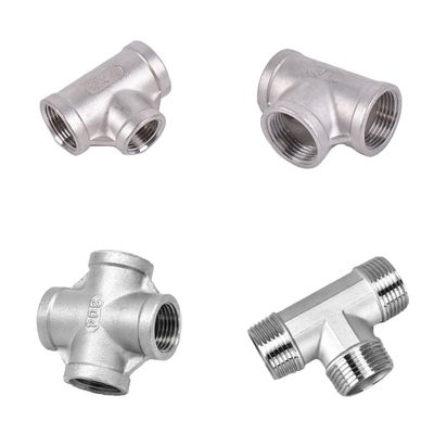 Hexagon Ronde Kop Code Zilver JUFENG draad Pipe Fitting Probeer met een monster
