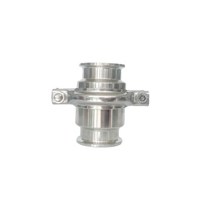Ra0.8 Oppervlakte Custom Sanitaire roestvrij staal 304 316L Tri Clamp Non Return Check Valve voor watermedia