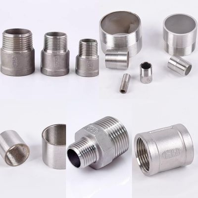 Hexagon Ronde Kop Code Zilver JUFENG draad Pipe Fitting Probeer met een monster