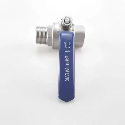 Roestvrij staal 304 316 2PC kogelklep NPT/BSP draad 1/4''-4.0'' verbinding vinyl handvat cover