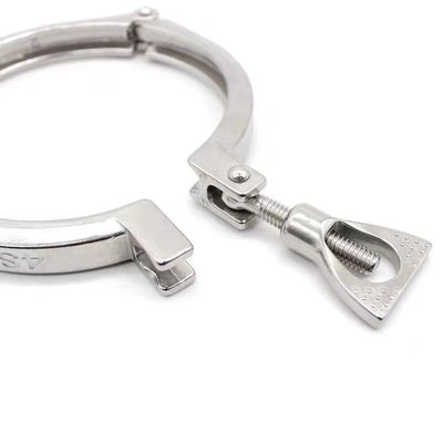 Op maat gemaakte ondersteuning Drie stukken klem Ferrule roestvrij staal 304 316 316L DIN SMS 3A