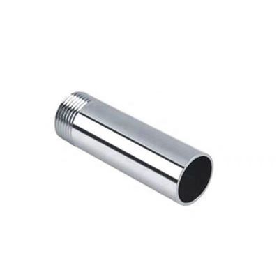 50 mm lang SS304 NPT Single Nipple voor 201 304 316 zilver gegoten roestvrij staal
