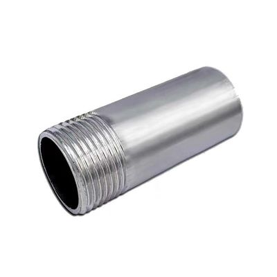 50 mm lang SS304 NPT Single Nipple voor 201 304 316 zilver gegoten roestvrij staal