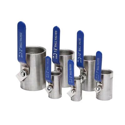 Hoogtemperatuur roestvrij staal 201 NPT BSP-gegooid breedbalklep voor interne schroef