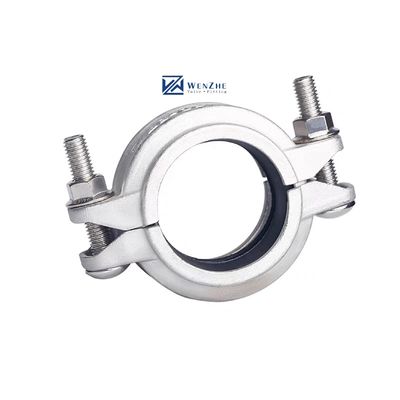 Gesmeed roestvrij staal 304 316 316L Hoogdruk gegroeveerde buisverbindingsclamps 1"-4" DN25-DN100