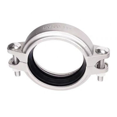 Gesmeed roestvrij staal 304 316 316L Hoogdruk gegroeveerde buisverbindingsclamps 1"-4" DN25-DN100