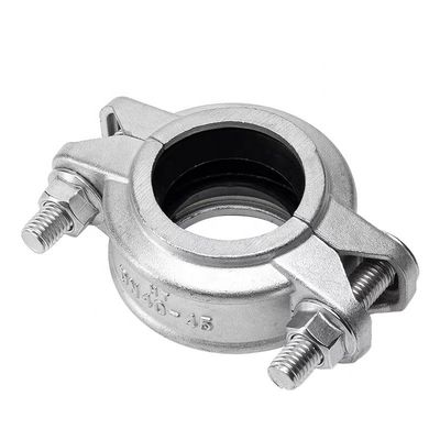 Gesmeed roestvrij staal 304 316 316L Hoogdruk gegroeveerde buisverbindingsclamps 1"-4" DN25-DN100