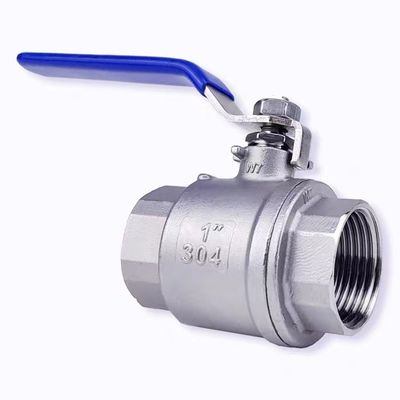 Geaffineerde verbinding zilver roestvrij staal 201 304 316 vrouwelijk kogelventil NPT BSP BSPT