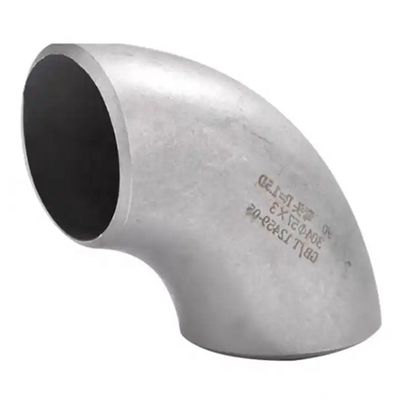 Roestvrij staal 304 316 316L 90 graden achterste gelaste elleboogverbinding 1"-4" DN25-DN100