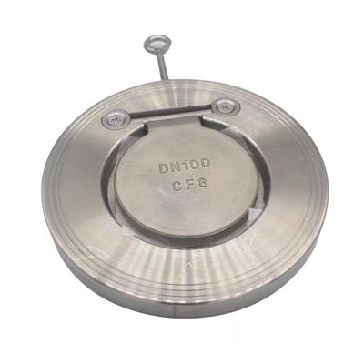 304 316 Dunne wafers van roestvrij staal Swing Check Valve voor industriële toepassingen