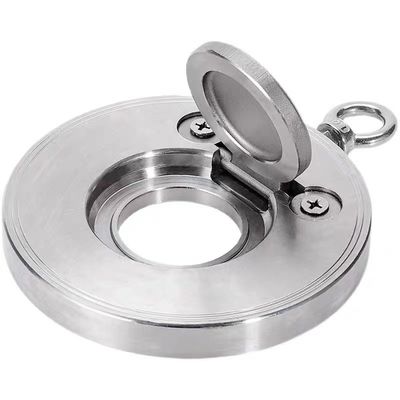 304 316 Dunne wafers van roestvrij staal Swing Check Valve voor industriële toepassingen
