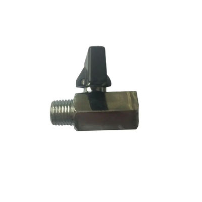 Mini Messing Ball Valve BSP Man tot Vrouw Kleine afsluitklep 1/8" voor algemeen gebruik