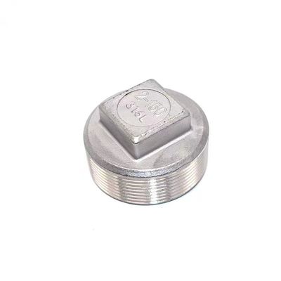 Ruimte Plug Thread Ruimte Plug Schroef Pipe Head Fittings NPT BSP roestvrij staal 201 304