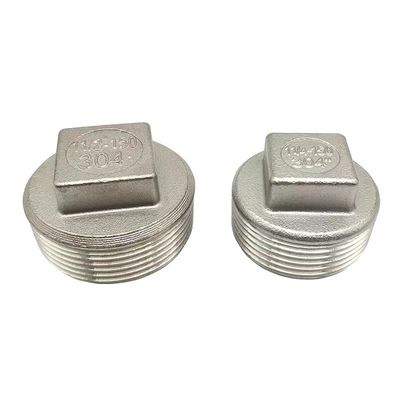 Ruimte Plug Thread Ruimte Plug Schroef Pipe Head Fittings NPT BSP roestvrij staal 201 304