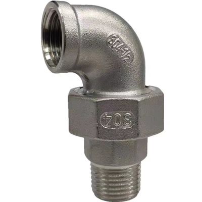 BSP NPT G BSPT Vrouwelijke mannelijke draad gieten Union Elbow Fittings