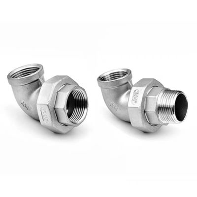 BSP NPT G BSPT Vrouwelijke mannelijke draad gieten Union Elbow Fittings