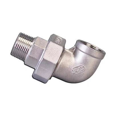 BSP NPT G BSPT Vrouwelijke mannelijke draad gieten Union Elbow Fittings