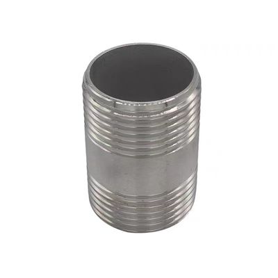 WZ 1/8"-4" roestvrij staal 201 301 316 NPT BSP Gedrukt buis aansluiting NIPPLE connector