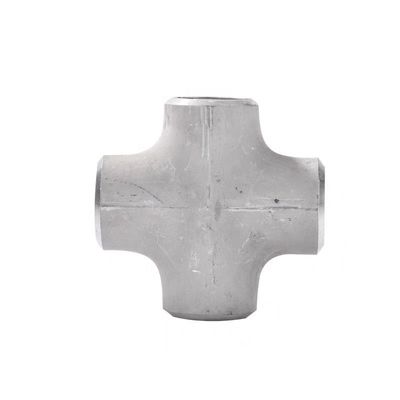 Roestvrij staal SCH40S Stuiklaspijpmontage 4-weg kruisconnector 1 "-4" DN25-DN100