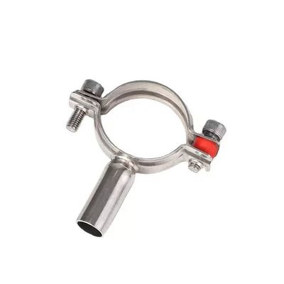 Ronde kopcode SS201304 roestvrijstalen buishangerclamp 45 mm lengte met polijst