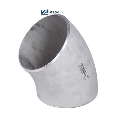 Roestvrij staal 304 316 45 graden lange straal elleboog 1"-4" DN25-DN100 hoofdcode cilindrisch