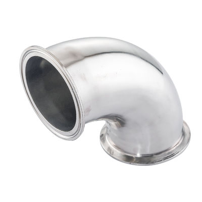 Gieten Sanitair roestvrij staal 304 316L Tri-clamp Snelle installatie en las Elbow 90 Grade Pipe Fitting
