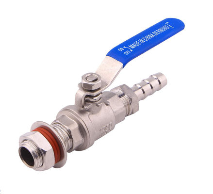 NPT 1/2 Weldless Bulkhead Ball Valve Kit voor Home Brewing Kettle