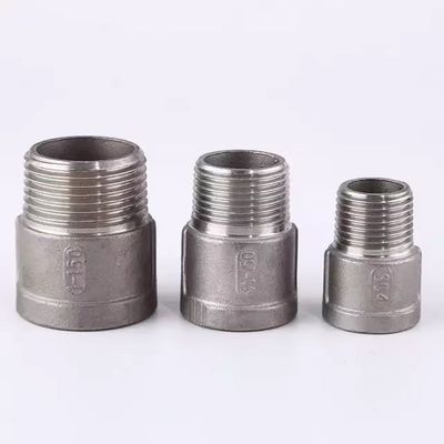 Roestvrij staal 201/304 Socket Male en Female Thread Pipe Fitting met rechte vormgeving