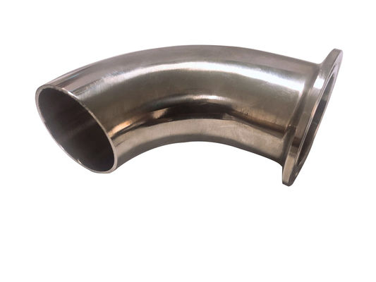 Gieten Sanitair roestvrij staal 304 316L Tri-clamp Snelle installatie en las Elbow 90 Grade Pipe Fitting