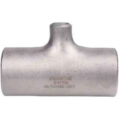 304 316 316L roestvrij staal rechte T-shirt gesmeed Sch40 Pipe Fitting Elbow voor algemeen gebruik