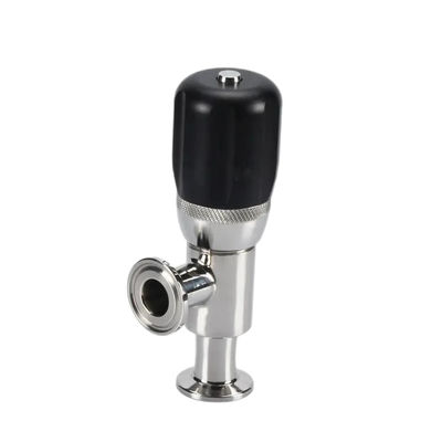 Algemene sanitaire remklep met cilindrische kopcode in SS304 316 316L