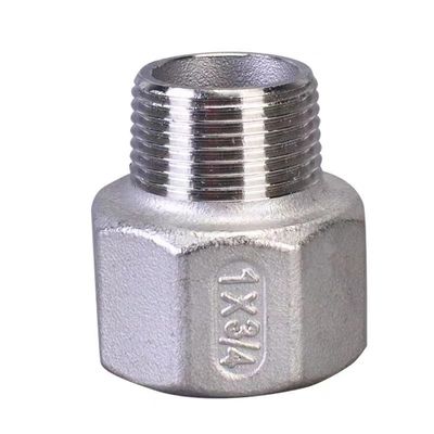 Algemeen WZ roestvrij staal man tot vrouw adapter 3/4' BSP vrouwelijk x 1/2' BSP man