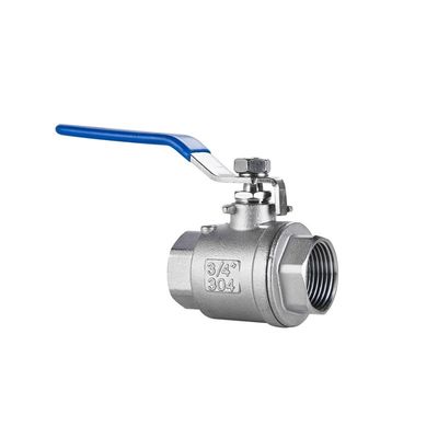 Cowin Brewing 1''-8'' 3PC Ball Valve Roestvrij staal 304 NPT Gedrukt voor olie-gaswater