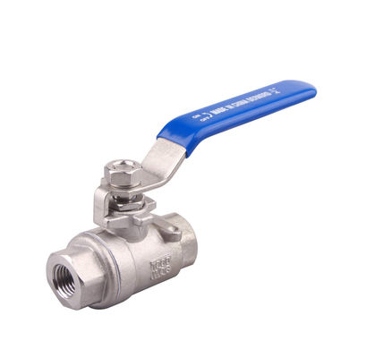 Cowin Brewing 1''-8'' 3PC Ball Valve Roestvrij staal 304 NPT Gedrukt voor olie-gaswater