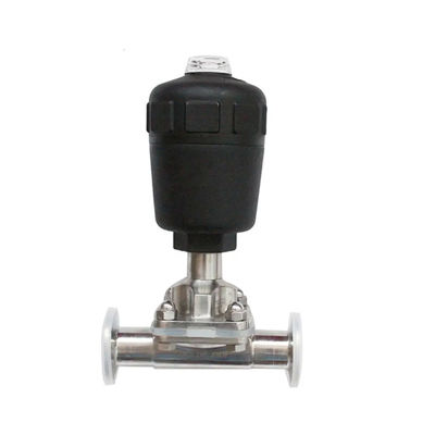 Giet WZ Food Grade aseptische pneumatische aangedreven tank bodem 2 '' Sanitaire tri-clamp diafragma klep 1/8''-4