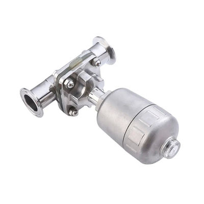 Giet WZ Food Grade aseptische pneumatische aangedreven tank bodem 2 '' Sanitaire tri-clamp diafragma klep 1/8''-4