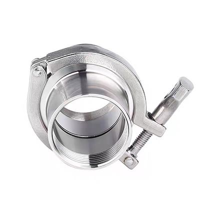 Cylindrische kopcode WZ SS 304 316 Tri Clamp Quick Connect Sanitaire buisclampset