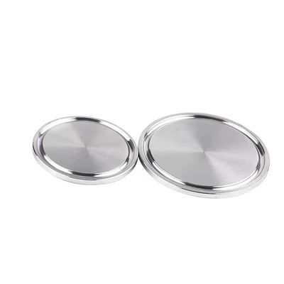 WZ 304 316L roestvrij staal Sanitair Tri Clamp Tube Lid Einddop Blind Plate Clamp Solid Blind Ferrule