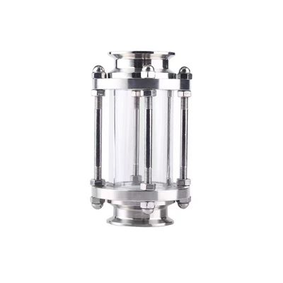Sanitair roestvrij staal 316/304 Pijpbevestigingen Tri-clamp rechte buisvormige zichtglas