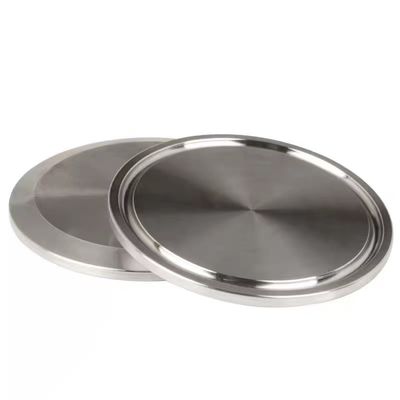 WZ 304 316L roestvrij staal Sanitair Tri Clamp Tube Lid Einddop Blind Plate Clamp Solid Blind Ferrule